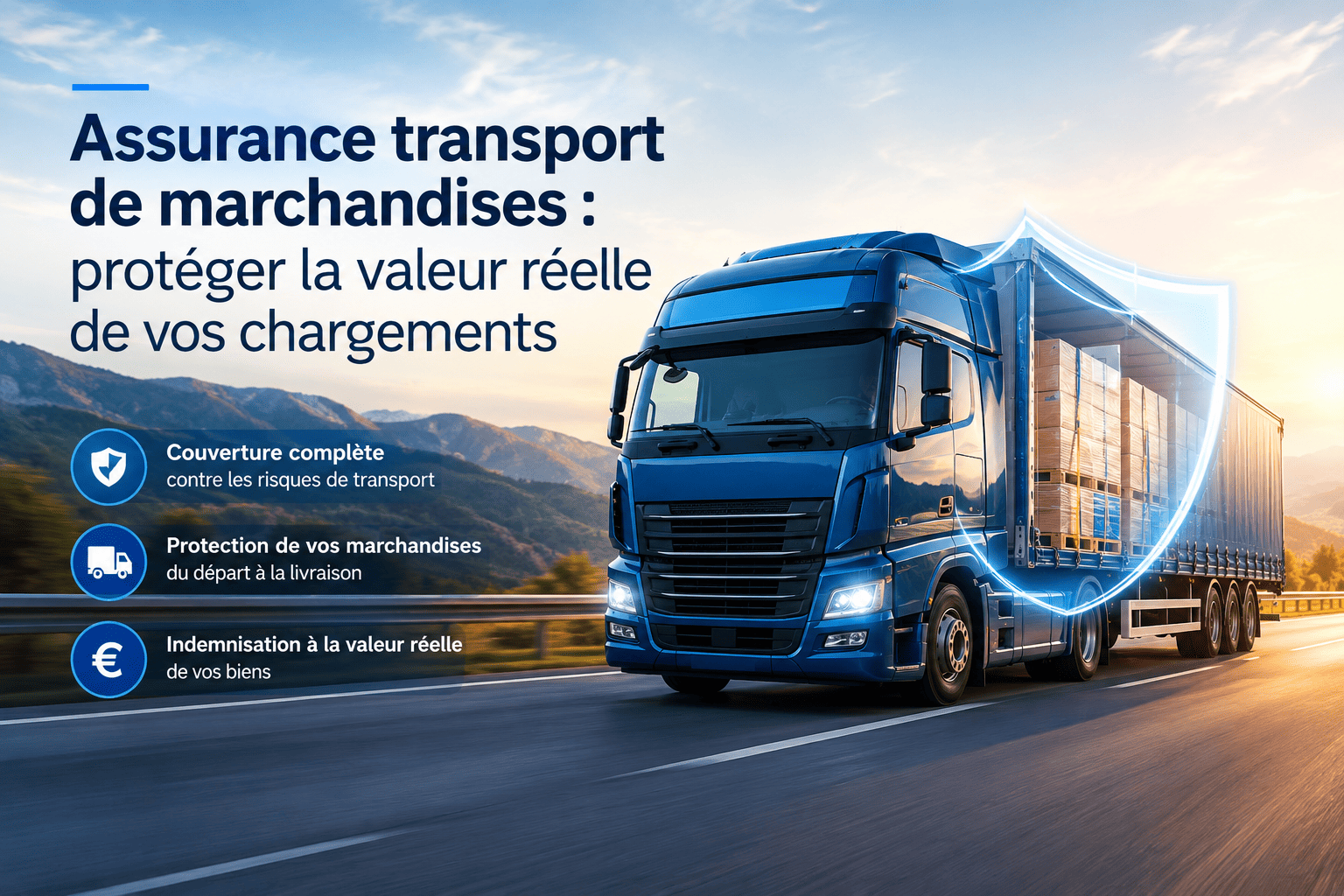 Assurance transport de marchandises : protéger la valeur réelle de vos chargements
